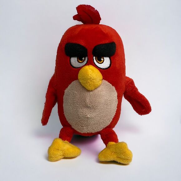 Angry Birds Movie Red Bird Plush Stuffed Animal Toy Kids - Picture 1 of 8
